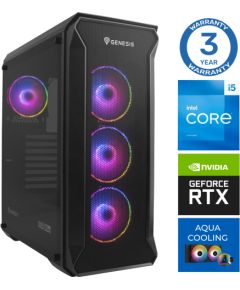 INTOP AQUA i5-14400F 32GB DDR5 2TB SSD M.2 NVME RTX4070 12GB no-OS Персональные компьютеры