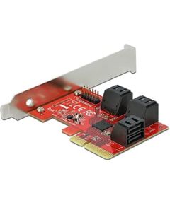 DeLOCK PCIe 6P SATA PCIe x4 card - LP, controller Новинки Компьютерная техника