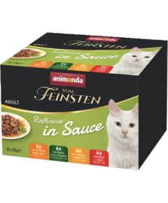 ANIMONDA Vom Feinsten Adult Raffinesse in sauce - wet cat food - 24x85g Kaķu konservi