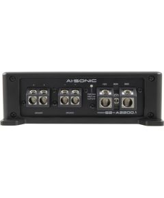 AI-SONIC S2-A2200.1 with S2-BASS KNOB Auto skaņas pastiprinātāji