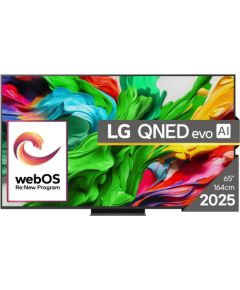 TV Set LG 65QNED86A3A 65" 4K Ultra HD 3840 x 2160 pixels Flat 16:9 QNED Televizori