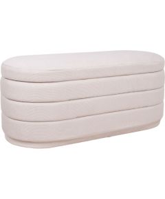 Bench HIRO 104x44xH44cm, white, with storage Новинки Для дома и сада 