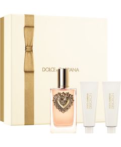 Dolce & Gabbana Devotion Dárková sada EDP 100 ml, sprchový gel 50 ml a tělové mléko 50 ml 200ml Парфюмерные наборы