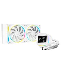 Deepcool Liquid CPU Cooler LM240 WH Intel, AMD Korpusu dzesēšana