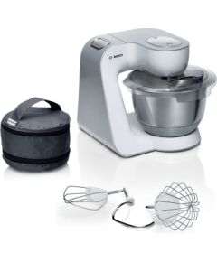Bosch MUM58200 Kitchen Machine, 1000W, 7 speeds, 3,9L stainless steel mixing bowl, White Bosch Virtuves kombaini