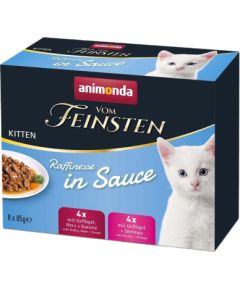 ANIMONDA Vom Feinsten Kitten Raffinesse in sauce - wet cat food - 8x85g Kaķu konservi