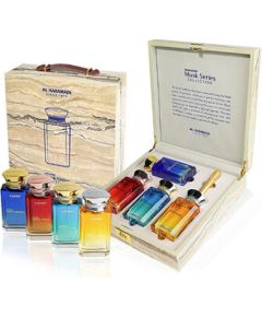 Al Haramain Musk Series Collection Dárková sada EDP 4 x 100 ml a plnitelný flakon 400ml Dāvanu komplekti