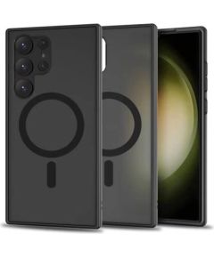 Tech-Protect MagMat MagSafe maciņš Samsung Galaxy S23 Ultra - matēts, melns Neoriģinālie Maciņi