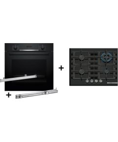 Zestaw BOSCH HBA514BB3 + HEZ538000 + PNH6B6K40 Jaunumi Sadz. tehnika