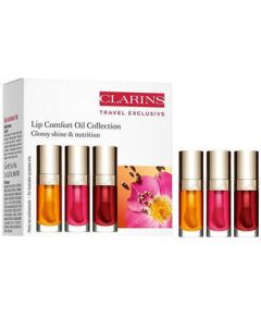 Clarins Lip Comfort Oil Collection Trio - Dárková sada olejů na rty 7ml Духи и косметика