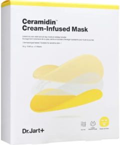 Dr. Jart+ Ceramidin Cream Infused Mask 5 x - Hloubkově hydratační pleťová maska 18.0g Духи и косметика