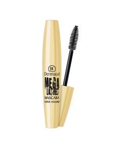 Dermacol Mega Lashes Mascara Super Volume - Mascara for volume super panoramic effect 13 ml Black Kосметические средства