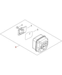 Muffler asy CS-3410, 335S, Echo  Резервные акции