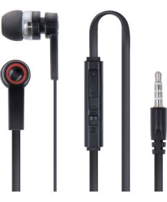 Forever Mega Bass Универсальные наушники с микрофоном Черные Наушники