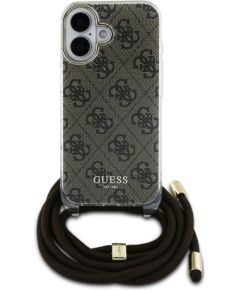 Guess IML 4G Printed Crossbody Strap Case Чехол для Apple iPhone 16 Чехлы - альтернативные