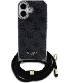Guess IML 4G Printed Crossbody Strap Case Чехол для Apple iPhone 16 Чехлы - альтернативные