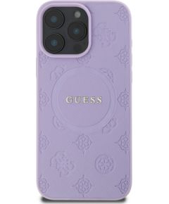 Guess Saffiano Peony Stamp MagSafe Case Чехол для Apple iPhone 16 Pro Чехлы - альтернативные