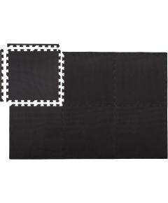 Коврик для тренировок пазл Springos FM0003 120x180 см черный Велосипеды