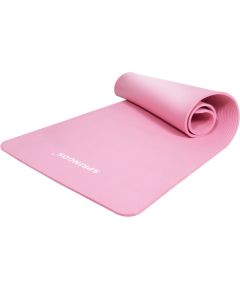 Универсальный коврик для занятий фитнесом, йогой, пилатесом Springos YG0030, 183 см, розовый Велосипеды