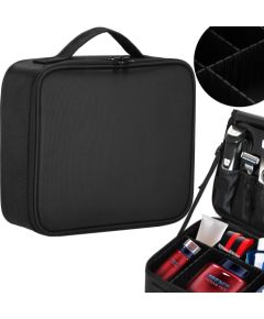 Дорожный органайзер для косметики, косметичка с регулируемыми отделениями, Springos HA7492 черный Сумки и рюкзаки