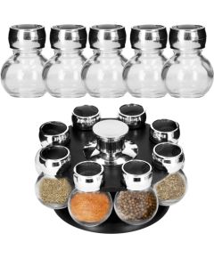 Garšvielu plaukts ar burciņām Springos KI0080 Jaunumi, mēbeles, māja