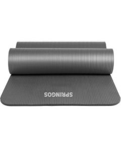 Коврик для йоги Springos YG0001 180 см серый Велосипеды