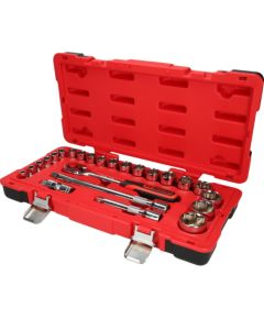 Kstools Комплект торцовых ключей CHROMEplus 1/2" 24pcs, KS Tools Muciņas 