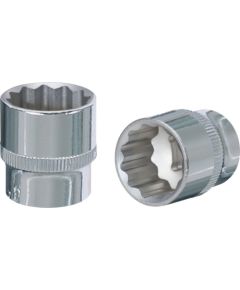 Kstools 12-гранная торцевая головка 1/2" CHROMEplus,подвесная 17mm, KS Tools Muciņas 