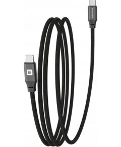 Evelatus   Cable E-Mag Power 60W USB C to USB C Connector 1.2M magnetic Black Data USB kabeļi