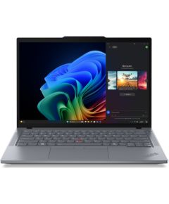 Lenovo ThinkPad T14 Gen 6 Copilot+ Ryzen™ AI 5 PRO 340 256GB SSD 16GB 14" WUXGA (1920x1200) IPS WIN11 Pro GREY Baclkit Keyboard FP Reader 1YW / 21QJ00CRUS Ноутбуки