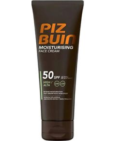 Piz Buin SPF 50+ Moisturising Face Cream - Hydratační opalovací krém na obličej 50ml Smaržas - NESAKĀRTOTS