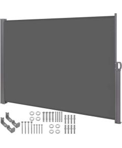 Sānu markīze Springos AW0001 250x160 cm grafīta krāsā Nojumes un aksesuāri