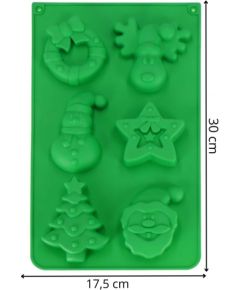 Ziemassvētku cepumu forma, silikona cepšanas veidne Springos KI0124 Citi trauki