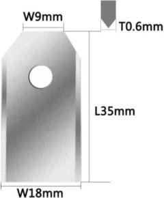 Blade set for Husqvarna/Gardena Long Life - 30pcs, Auto-Mow Газонокосилки