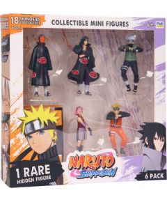 P.m.i. Kids World NARUTO SHIPPUDEN FIGURES - 6 PACK DELUXE EDITION VER. A Figūriņas un varoņi