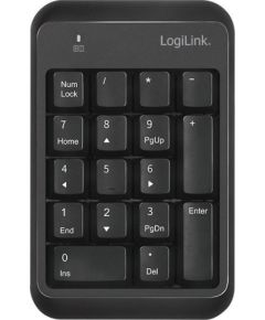 Logilink Klawiatura numeryczna bluetooth v5.1 czarna Клавиатуры
