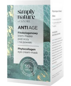 Nivea CLOCHEE_Simply Nature Anti Age fitokolagenowy krem-maska pod oczy i na powieki 15ml Уход за лицом