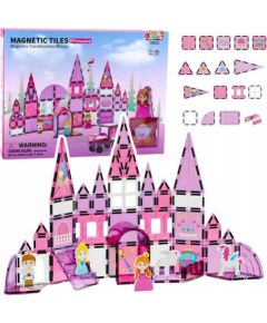 Leantoys Klocki magnetyczne różowe 58el Конструкторы
