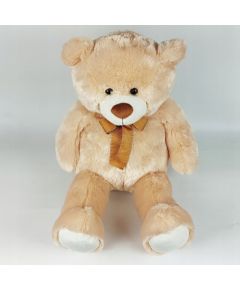 Madej Maskotka Miś pluszowy z kokardką 70 cm beżowy Мягкие игрушки