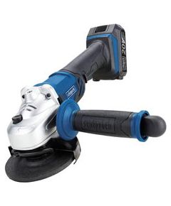 Akumulatora leņķa slīpmašīna CAG115-20ProS, 1x2,0 Ah, GEN1, Scheppach Slīpmašīnas