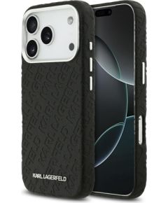 Karl Lagerfeld Grained PU Repeated Logo MagSafe Case Чехол для Apple iPhone 17 Pro Чехлы - альтернативные