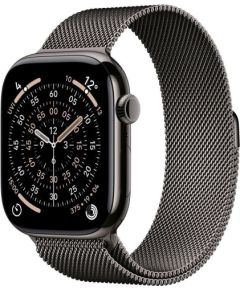 Apple Watch Series 11 GPS + 5G Cellular 46mm Slate Titanium Case with Slate Milanese Loop - M/L Крупная бытовая техника
