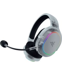 Razer Multi-Platform Gaming Headset Barracuda X Chroma Bluetooth Over-Ear Microphone Wireless Phantom White Edition Austiņas