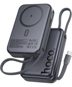 External battery Power Bank Hoco Q44A 45W Magnetic 20000mAh black Power Banks