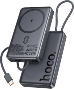 External battery Power Bank Hoco Q44 20W Magnetic 10000mAh black Power Banks