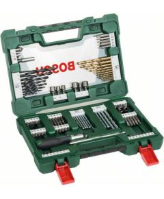 Instrumentu komplekts Bosch 2607017195; 91 gab. Piederumi urbjiem