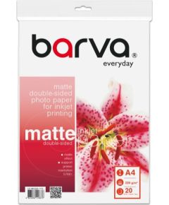 Fotopopierius Barva (IP-BE220-175) Everyday Dvipusis Matinis 220 g/m², A4, 20 lapų Бумага для принтеров