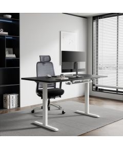 Регулируемый по высоте стол Up Up Bjorn White, Table top L Black Офисные столы