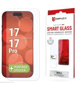 Apple iPhone 17/17  Pro Smart Screen Glass By Displex Transparent Ekrānu aizsardzība