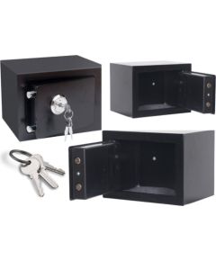 Lean Domowy Sejf Na Kluczyk Stalowy Czarny 35x25x25cm Новости - Для офиса
